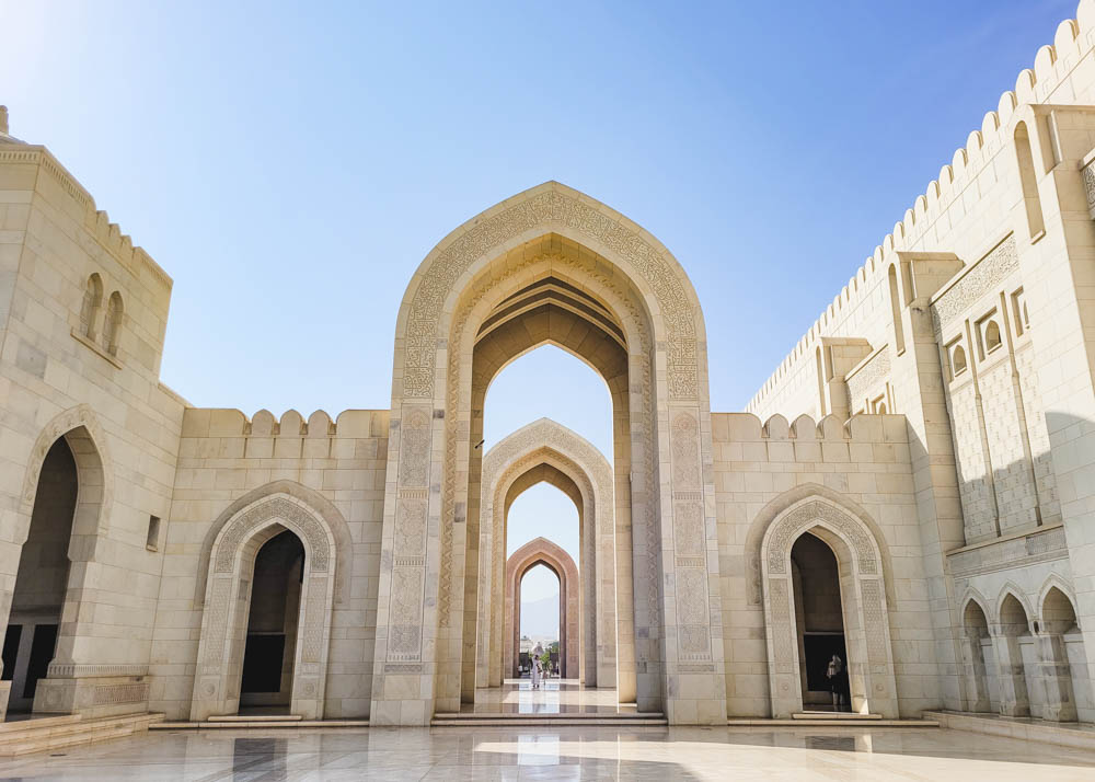 Oman Road Trip Sultan Qaboos Grand Mosque