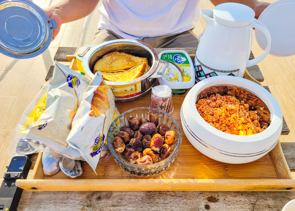 Starry Domes Desert Camp Breakfast