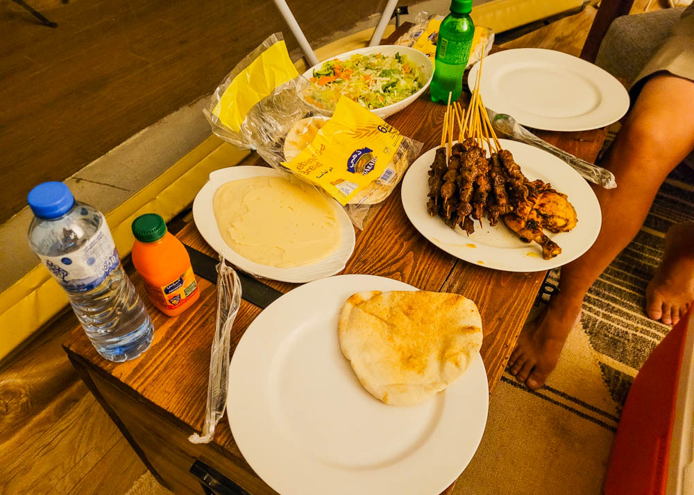 Starry Domes Desert Camp Dinner