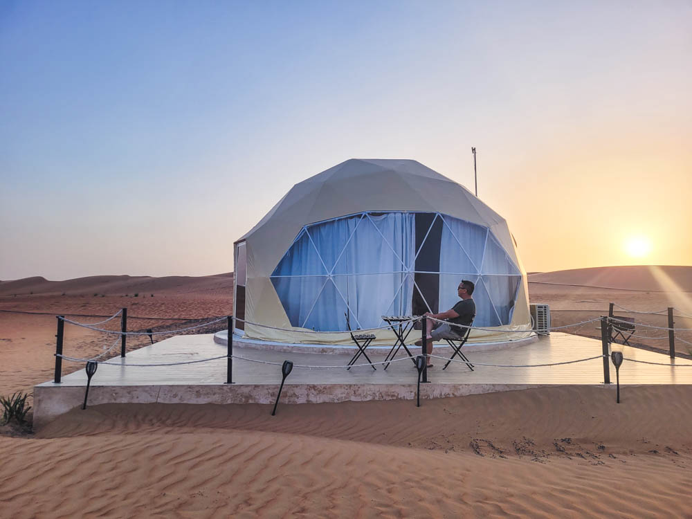 Starry Domes Desert Camp Tent