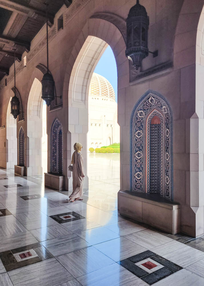 Sultan Qaboos Grand Mosque in Muscat