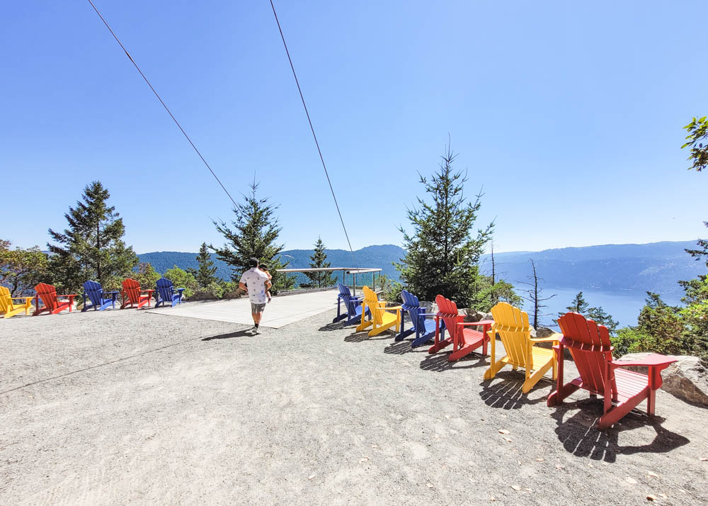 Malahat SkyWalk Adirondack Chairs