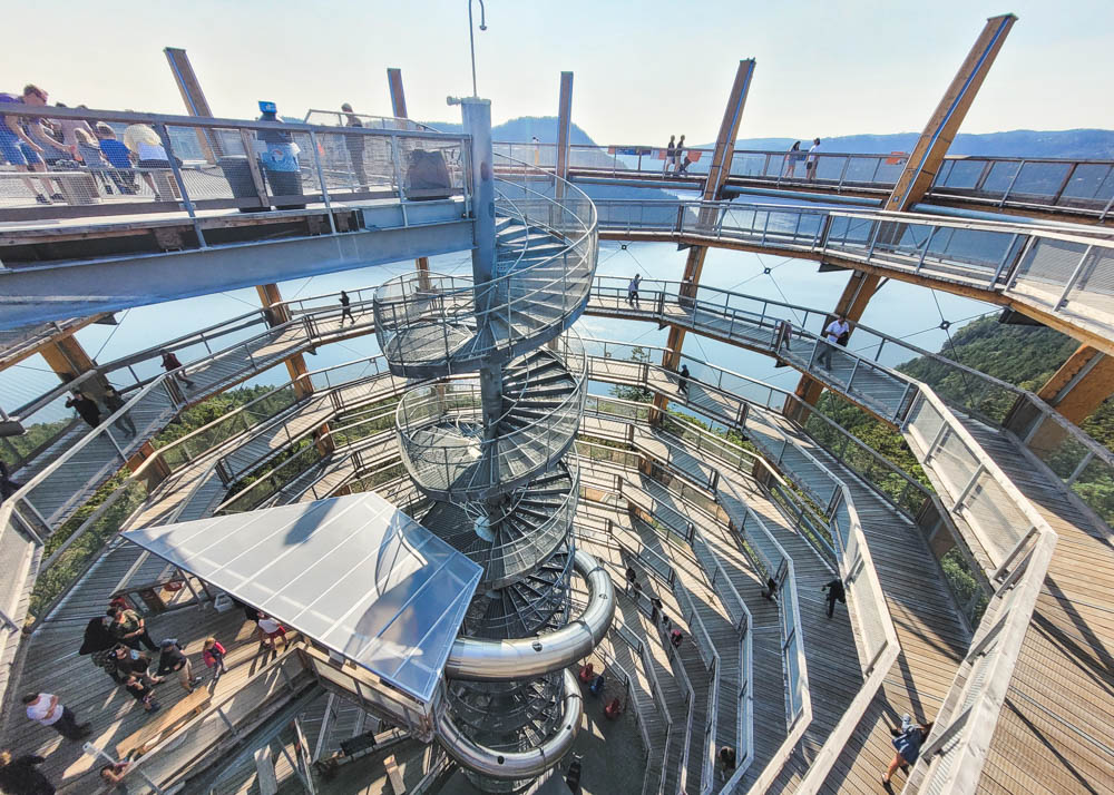 Malahat SkyWalk Center Slide