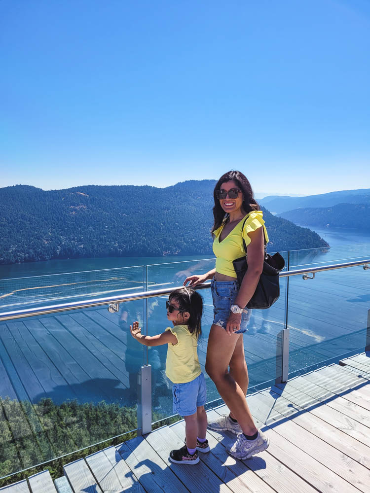 Malahat SkyWalk Glass Panel View