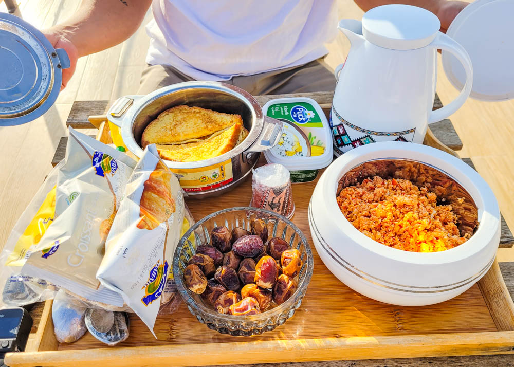 Starry Domes Desert Camp Breakfast