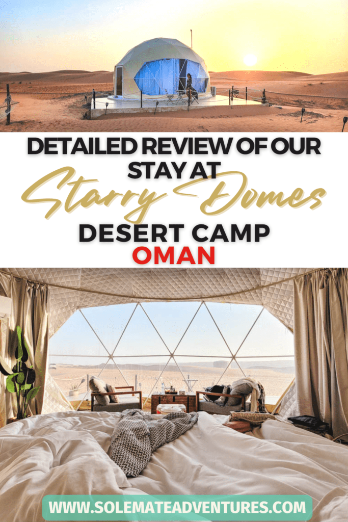 Starry Domes Desert Camp is a true gem and the ultimate glamping experience in Wahiba Sands. Here's our detailed review from our stay!