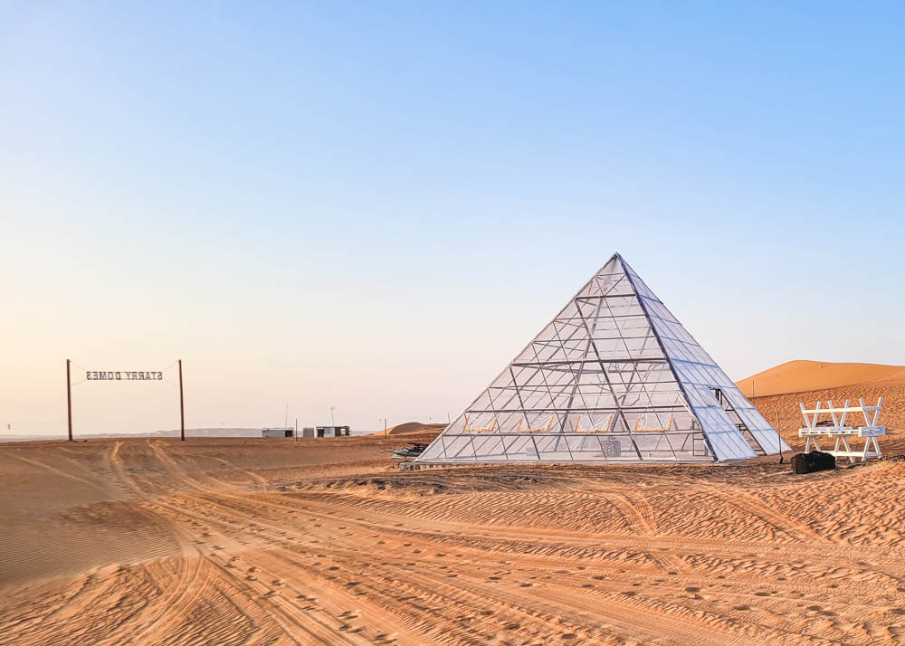 Starry Domes Desert Camp Pyramid Restaurant