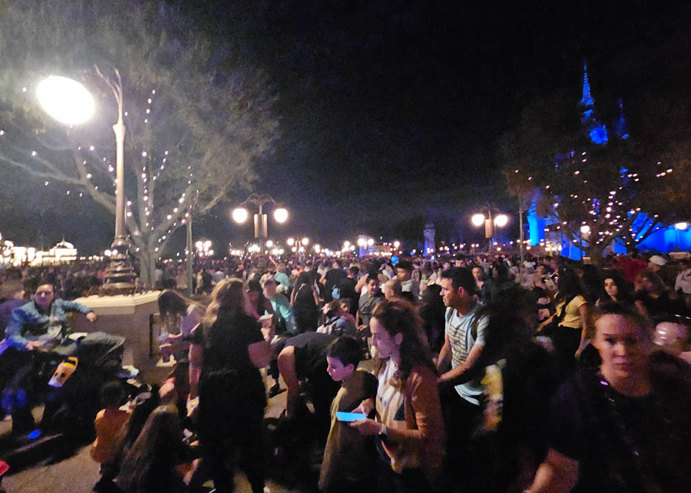 Fireworks Crowds at Magic Kingdom Disney World