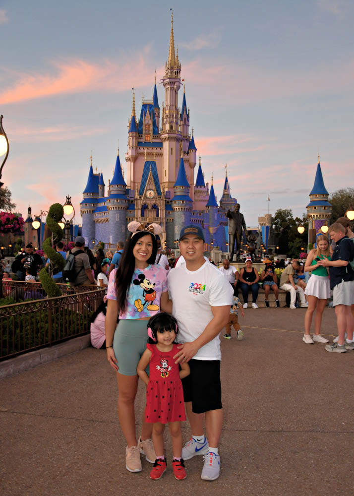 Magic Kingdom Cinderella Castle Sunset