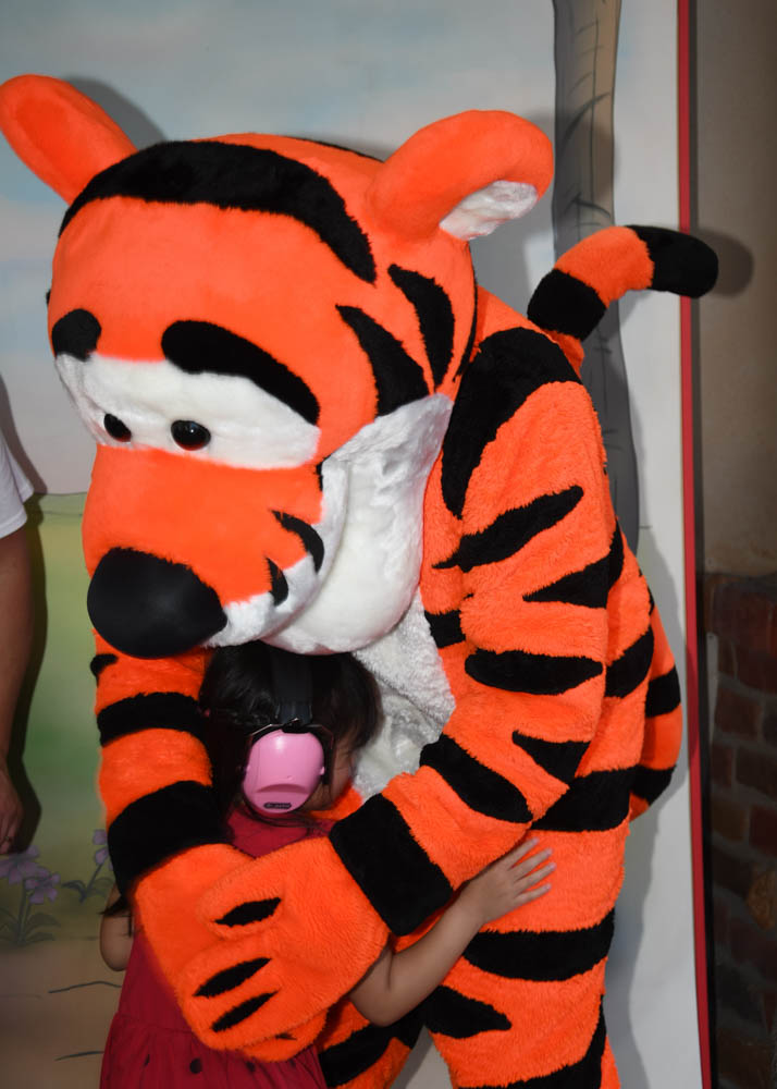 Meeting Tigger at Magic Kingdom