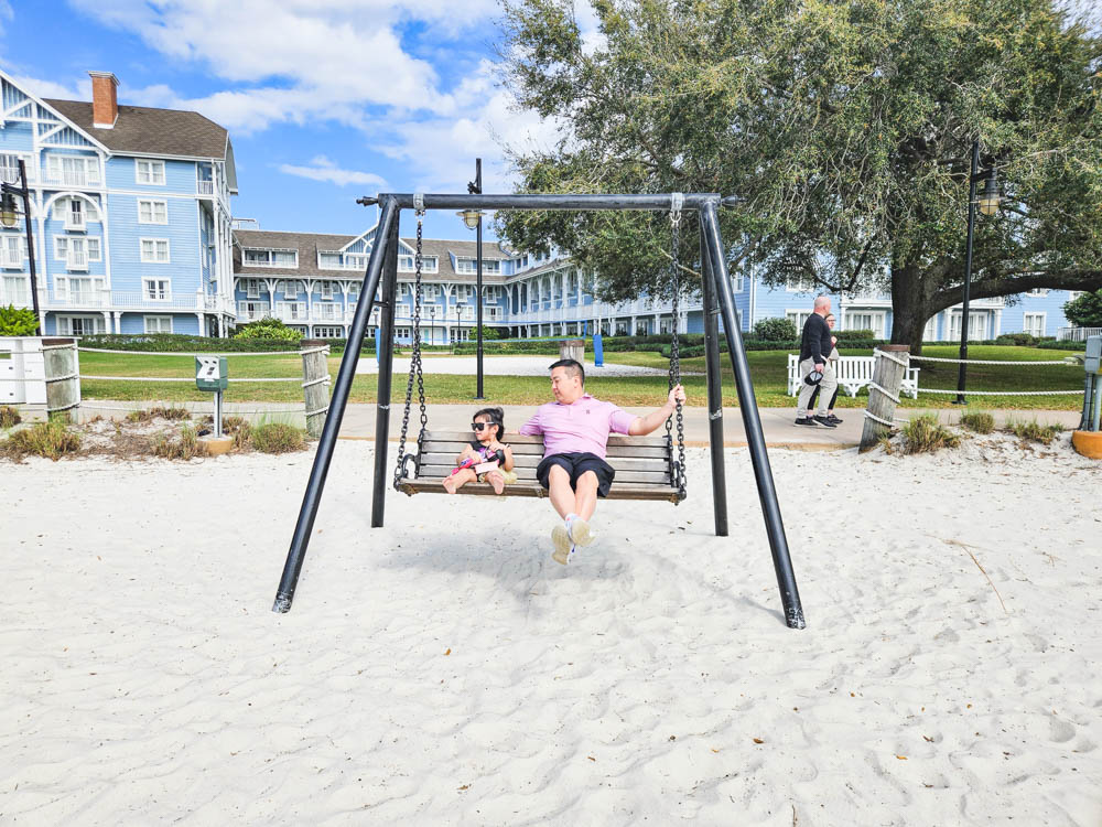 Disney's Beach Club Resort Beach swing