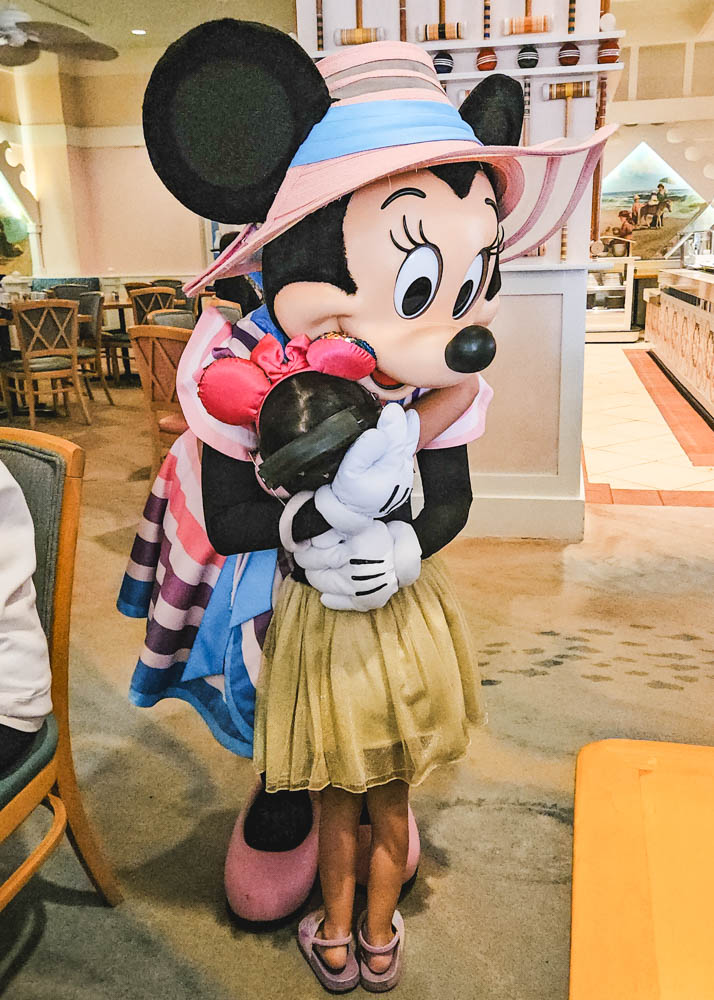 Minnie Mouse at Cape May Cafe Breakfast