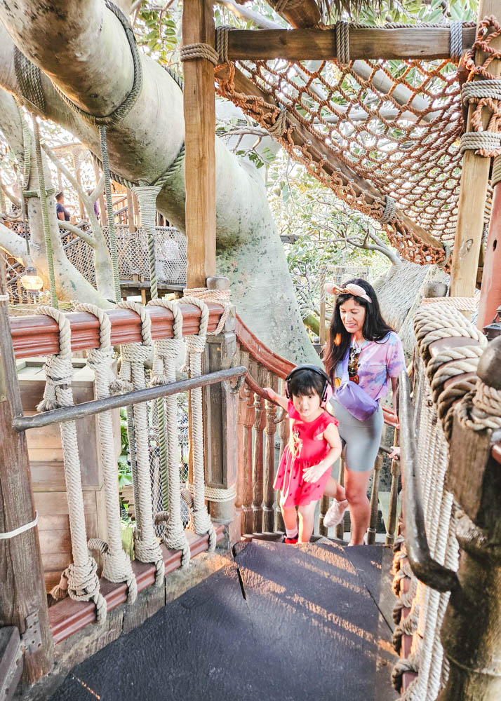 Swiss Family Treehouse with ND children