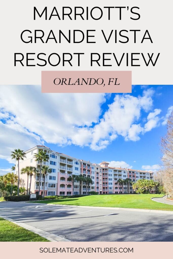 Marriott's Grande Vista Resort is excellent for an Orlando family getaway with its large villas, on-site activities and no resort fees!