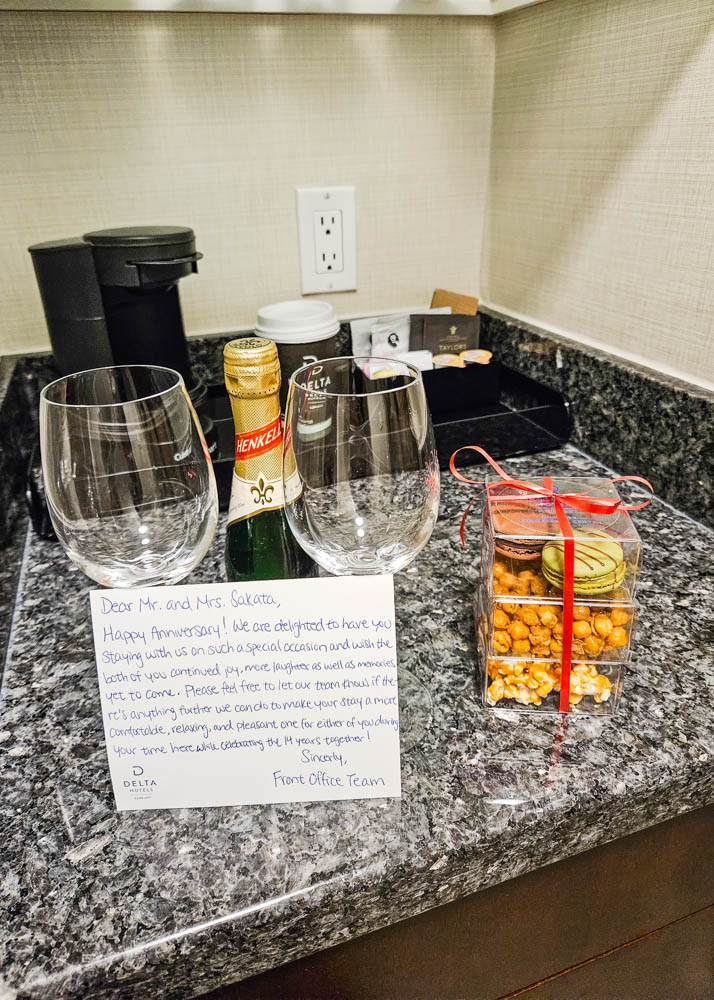 Delta Hotels Burnaby Conference Centre Anniversary Gift