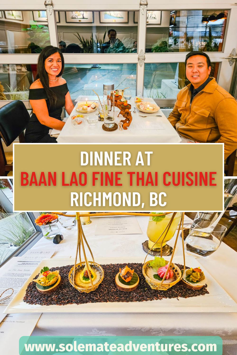 Baan Lao Fine Thai Cuisine in Richmond, BC has been voted one of the best restaurants in Canada and their set dinner menu is one not to miss!