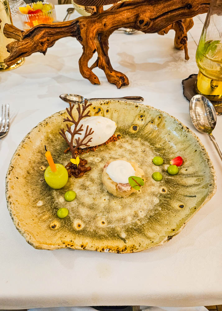 Baan Lao Smoked Ice Cream with Bamboo Sticky Rice