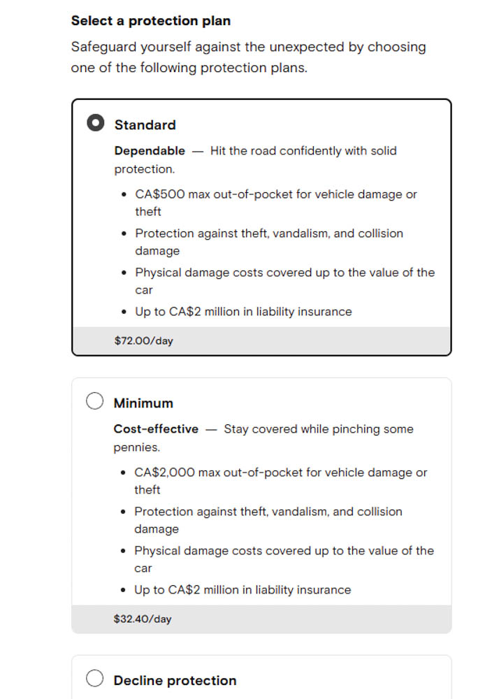 Turo Insurance Options
