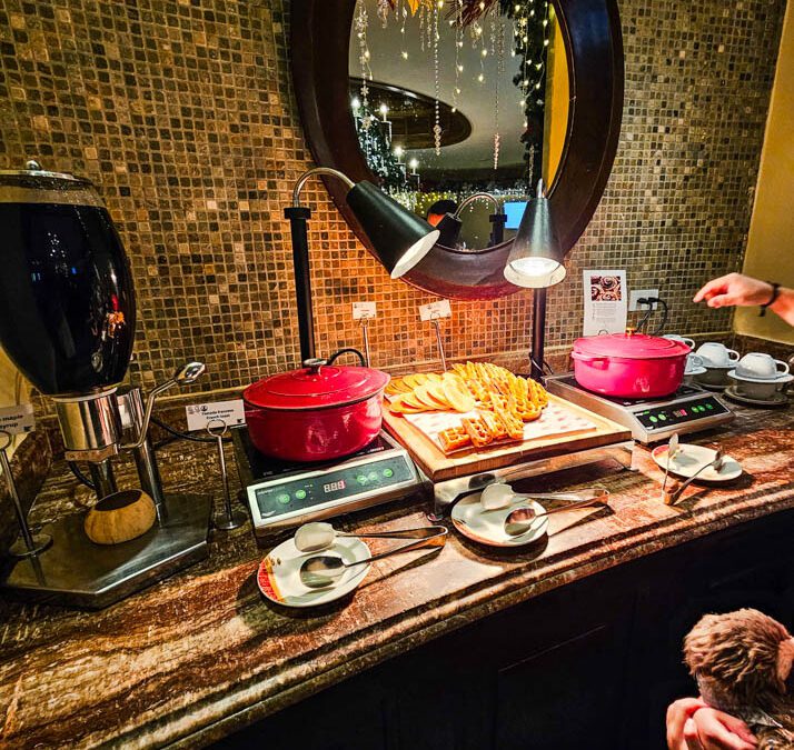 JW Marriott Guanacaste Breakfast Buffet Waffles