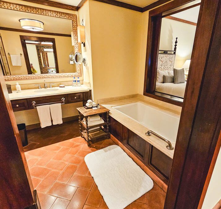 JW Marriott Guanacaste Deluxe Oceanfront Room Bathroom