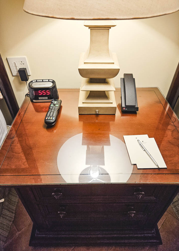 JW Marriott Guanacaste Deluxe Oceanfront Room Bedside Table