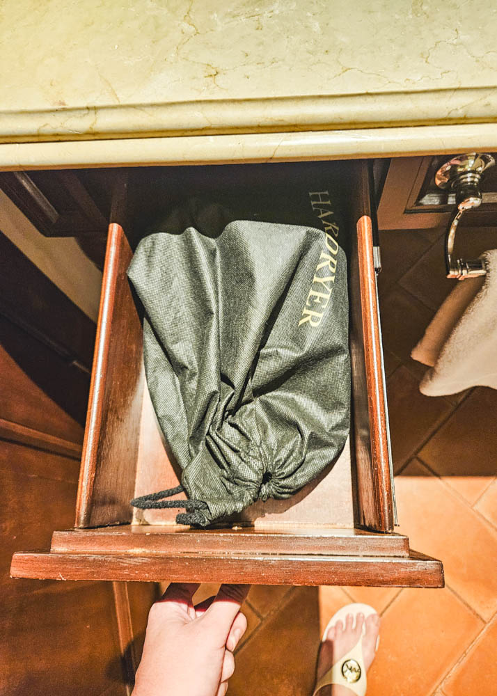 JW Marriott Guanacaste Deluxe Oceanfront Room Hair Dryer