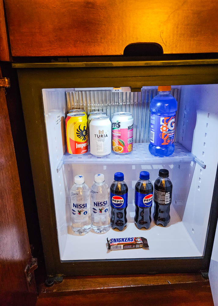 JW Marriott Guanacaste Deluxe Oceanfront Room Mini Bar