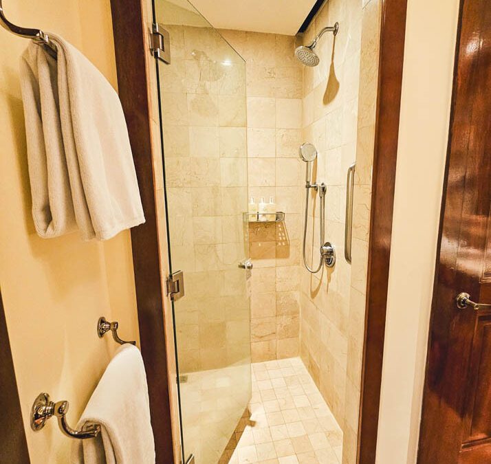 JW Marriott Guanacaste Deluxe Oceanfront Room Shower