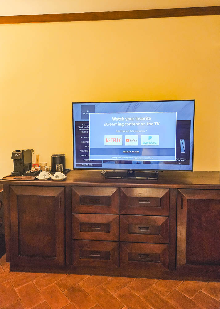 JW Marriott Guanacaste Deluxe Oceanfront Room TV