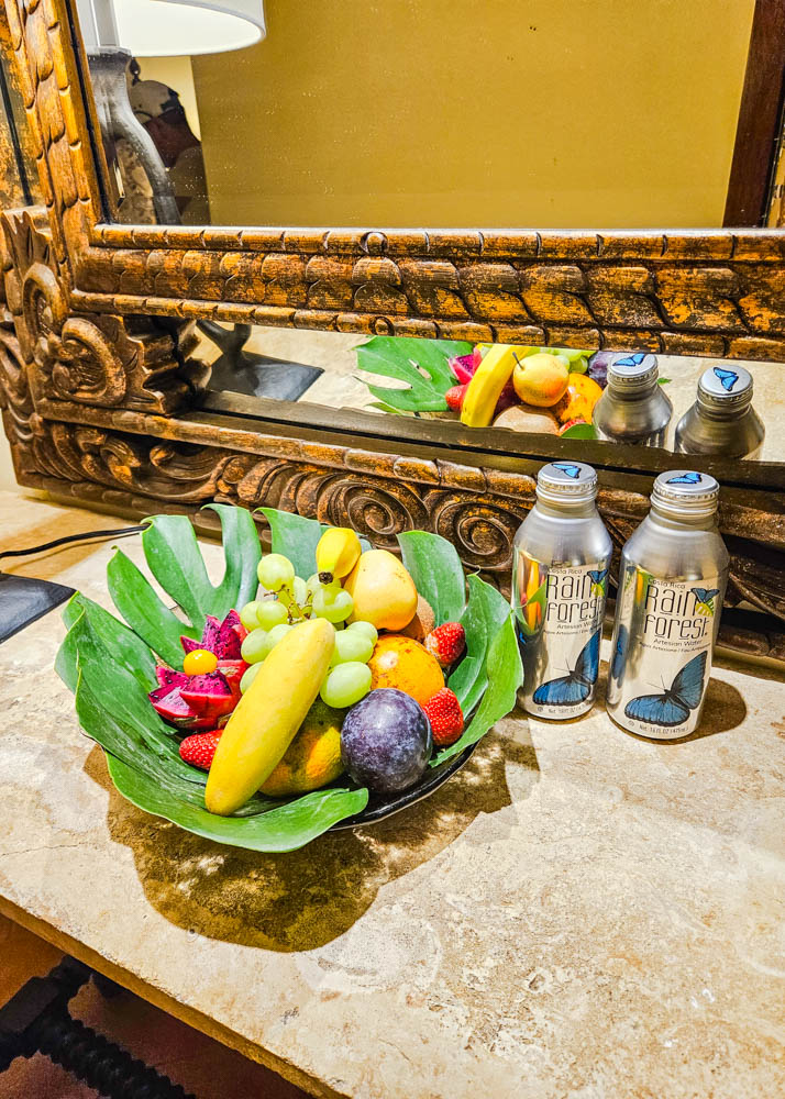 JW Marriott Guanacaste Deluxe Oceanfront Room Welcome Gift