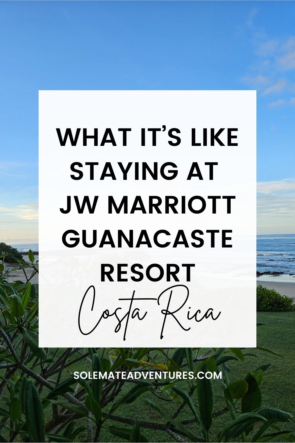 JW Marriott Guanacaste is a solid choice for a family vacation in Costa Rica! Highlights are the massive pool, secluded beach and golf course.