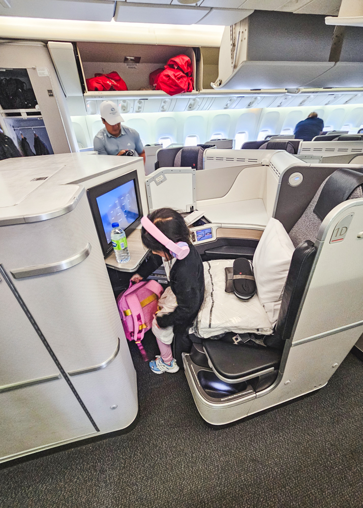 Air Canada Business Class with Kids