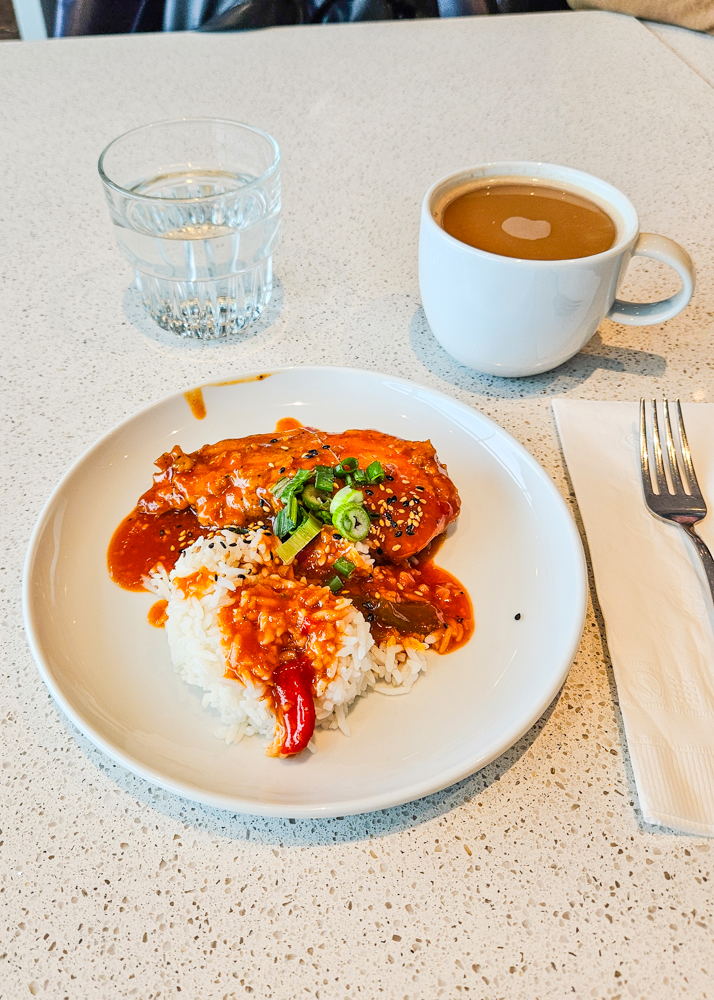 Air Canada Maple Leaf International Lounge Gochujang Chicken