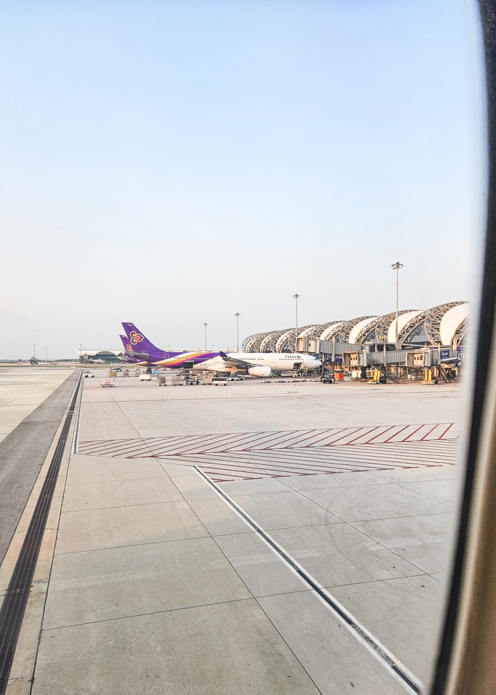 Arriving at Bangkok Suvarnabhumi Airport