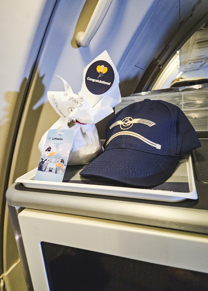 Lufthansa 747 Business Class Birthday Gift