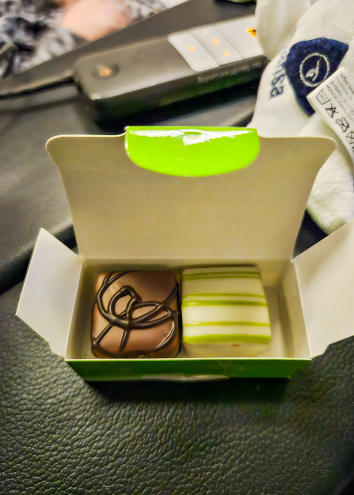 Lufthansa 747 Business Class Chocolates