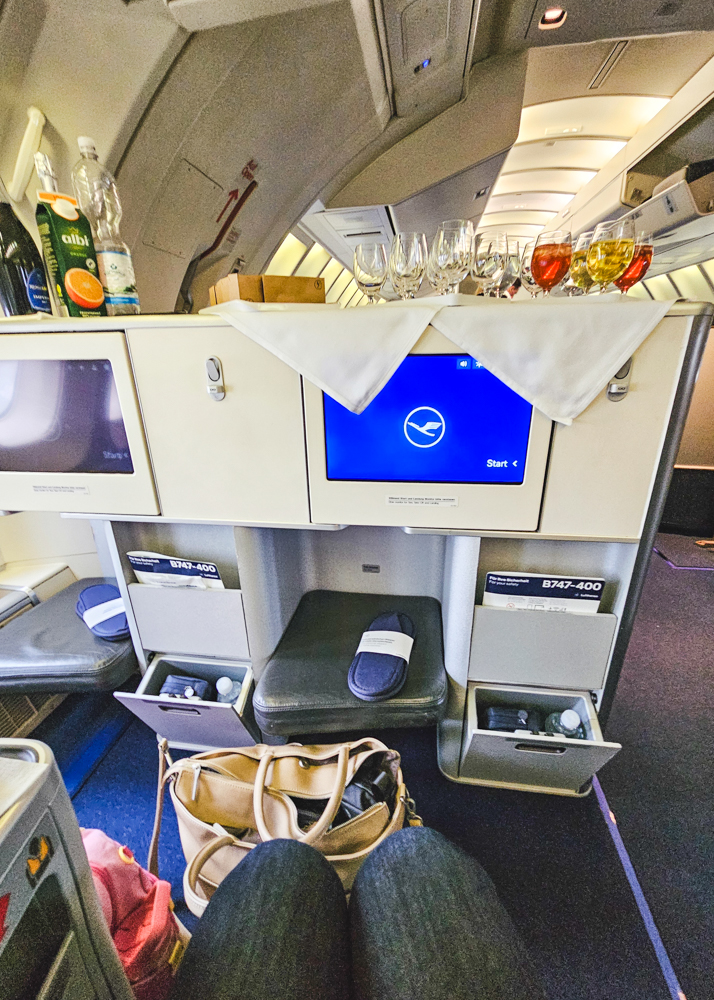 Lufthansa 747 Business Class Upper Deck Seat