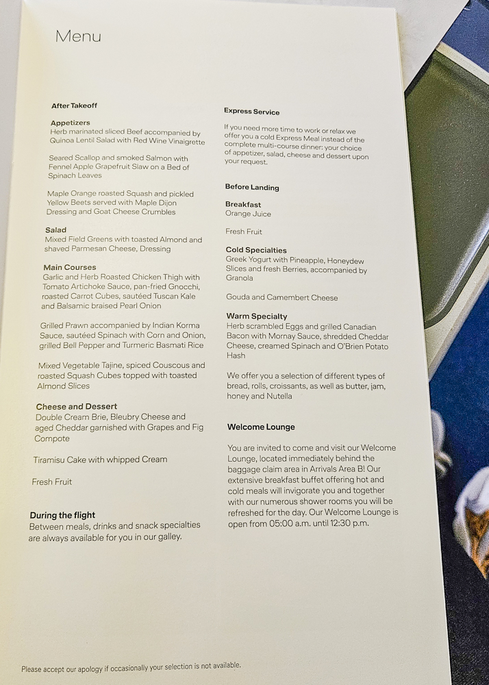 Lufthansa 747 Business Class YVR-FRA
