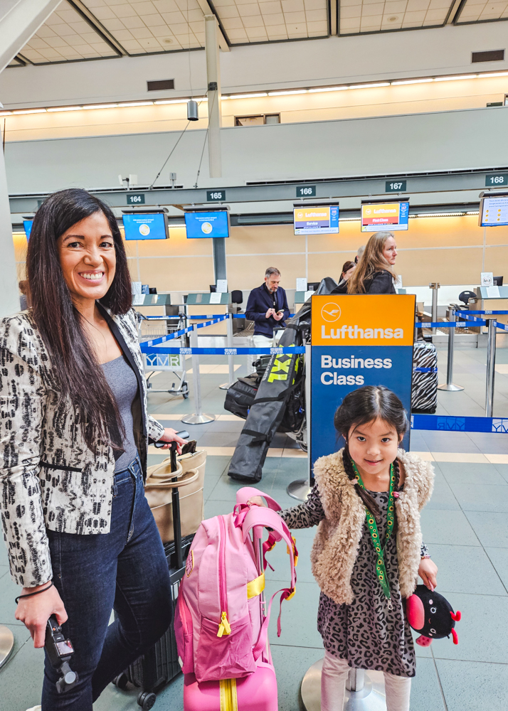 Lufthansa Business Class Check In YVR
