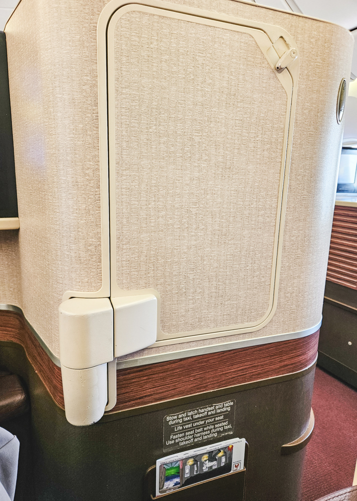 Thai Airways 777-300er Business Class Tray Table
