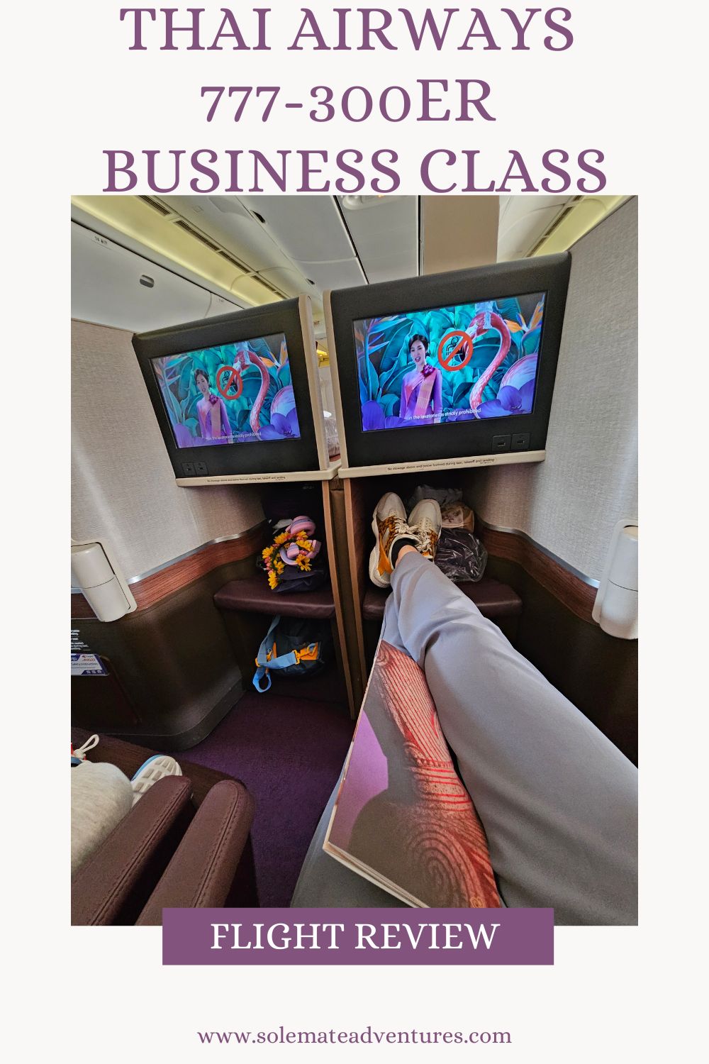 After flying Thai Airways 777-300ER Business Class from Frankfurt to Bangkok, here is our full review of the seat, food, service and value.