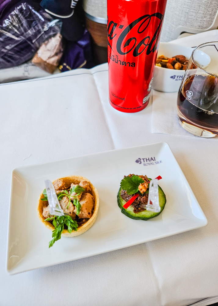 Thai Airways Business Class Amuse Bouche