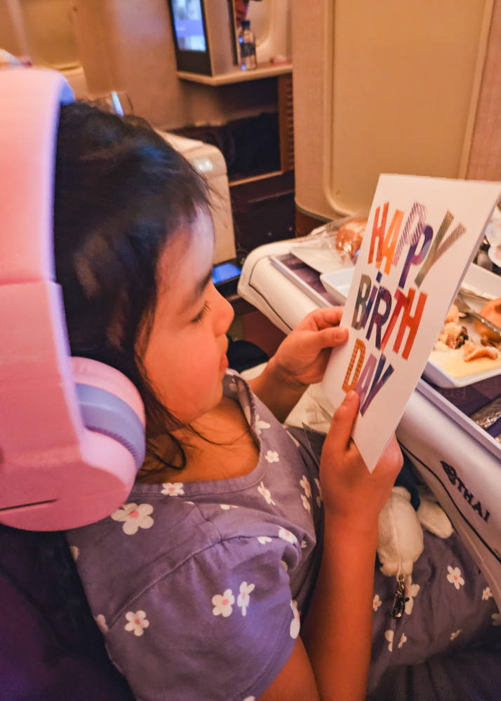 Thai Airways Business Class Birthday Card