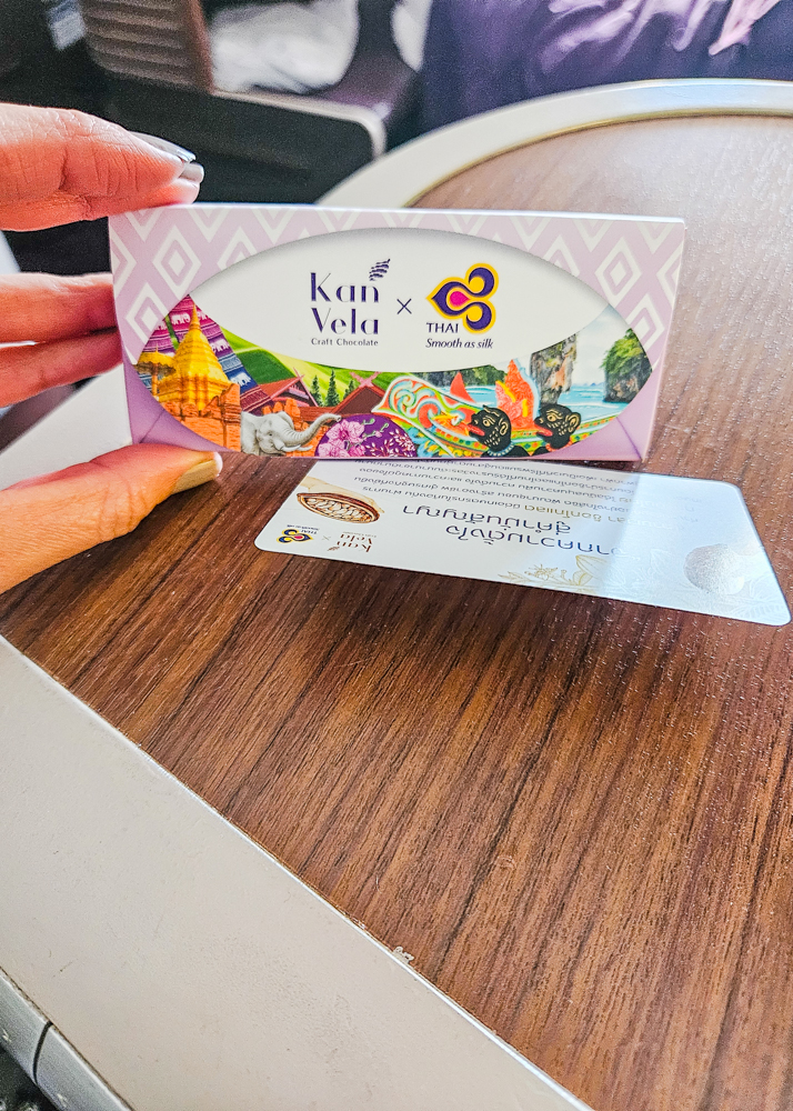 Thai Airways Business Class Chocolates