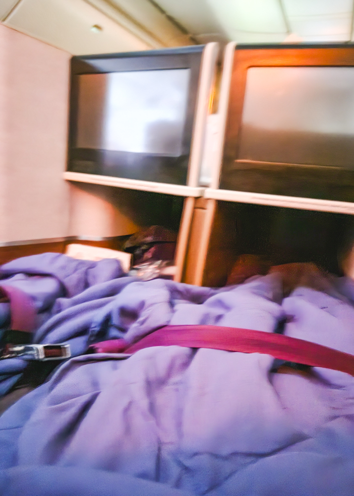 Thai Airways Business Class Footwell