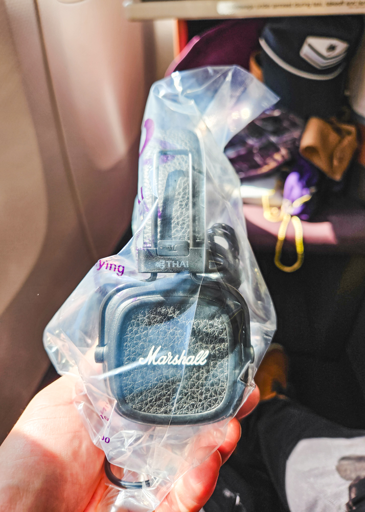 Thai Airways Business Class Headphones