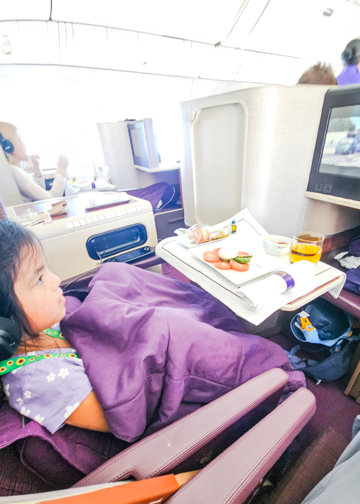 Thai Airways Business Class Kids Appetizer Caprese Salad