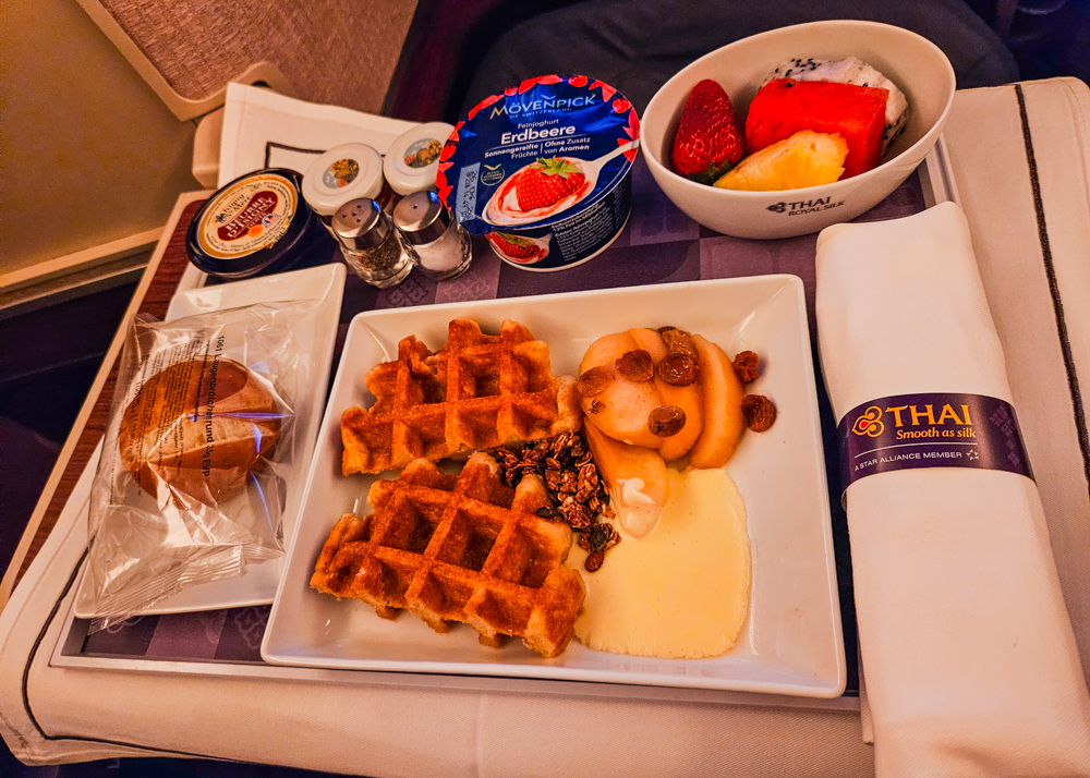 Thai Airways Business Class Kids Breakfast