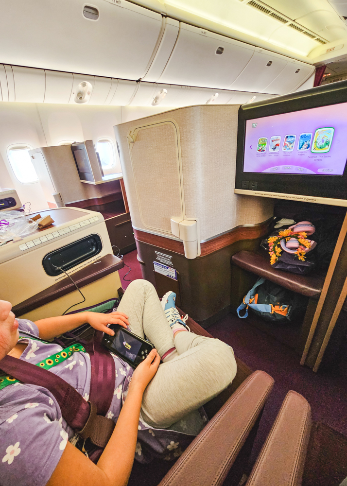 Thai Airways Business Class Kids Content