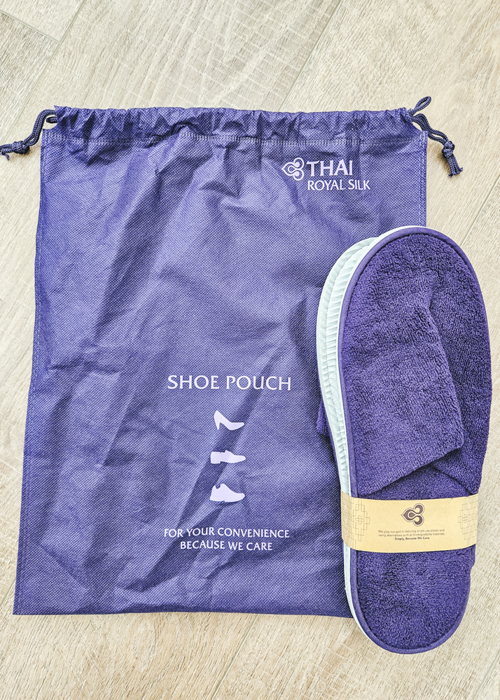 Thai Airways Business Class Slippers Pouch